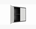 Metal Garage Wall Storage Cabinet With Lock 3d model