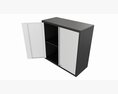 Metal Garage Wall Storage Cabinet With Lock 3D-Modell