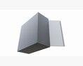 Metal Garage Wall Storage Cabinet With Lock 3D模型
