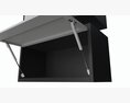 Metal Garage Wall Storage Shelves With Lock 3Dモデル