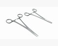 Needle Holder Surgical Instrument Set 3d model