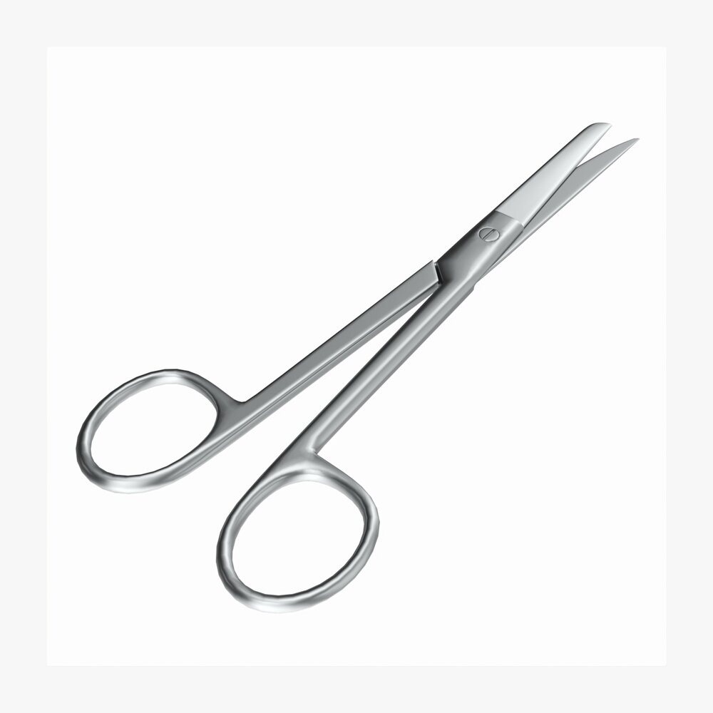 Operating Scissors Surgical Instrument 3D model