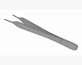 Operating Tissue Forceps Surgical Instrument 3D模型