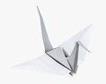 Origami Paper Crane Modèle 3d