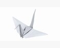 Origami Paper Crane Modelo 3d