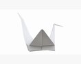 Origami Paper Crane 3D 모델 