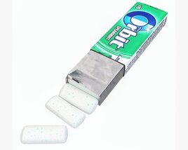 Pack Chewing Gum Orbit Opened 3D модель