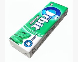 Pack Of Chewing Gum Orbit 01 3D 모델 