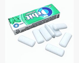 Pack Of Chewing Gum Orbit 02 Modèle 3D
