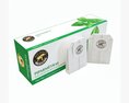 Peppermint Tea Paper Box With Tea Bags Modelo 3D