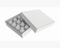 Pool Balls In Paper Box 3d model