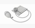 Portable Aneroid Sphygmomanometer With Nylon Cuff 3Dモデル