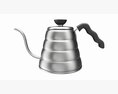 Steel Drip Pouring Kettle 3D 모델 
