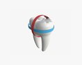 Tooth Molars With Arrow 01 Modelo 3D