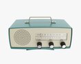 Vintage Transistor Radio 3D модель