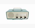 Vintage Transistor Radio Modello 3D