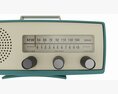Vintage Transistor Radio 3D 모델 