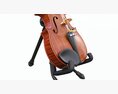 Violin On A Modern Stand 3D-Modell