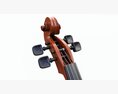 Violin On A Modern Stand 3D модель