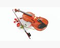 Violin Romantic Composition 3D-Modell