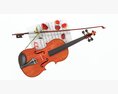 Violin Romantic Composition 3D模型