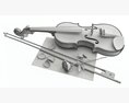 Violin Romantic Composition Modello 3D