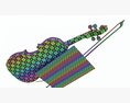 Violin Romantic Composition 3D 모델 