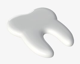 Tooth Sticker 3D-Modell