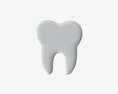 Tooth Sticker 3d model