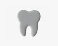 Tooth Sticker Modelo 3d