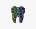 Tooth Sticker Modello 3D