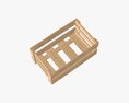 Wooden Box With Nails Modello 3D