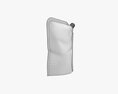 Blank Pouch Bag With Corner Spout Lid Mock Up 02 Modello 3D