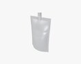 Blank Pouch Bag With Top Spout Lid Mock Up 02 Modèle 3d