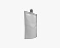 Blank Pouch Bag With Top Spout Lid Mock Up 02 Modelo 3D