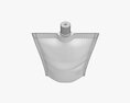 Blank Pouch Bag With Top Spout Lid Mock Up 02 3D-Modell
