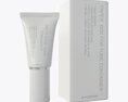 Plastic Tube Container With Paper Box 05 3D 모델 