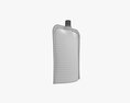 Blank Pouch Bag With Top Spout Lid Mock Up 03 3D модель
