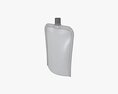 Blank Pouch Bag With Top Spout Lid Mock Up 03 3d model
