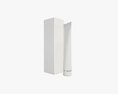 Plastic Tube Container With Paper Box 04 3d model