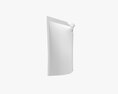 Blank Pouch Bag With Corner Spout Lid Mock Up 03 3D-Modell
