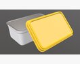 Margarin Rectangular Package 02 Modello 3D