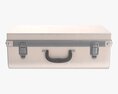 Metal Suitcase Trunk With Handle Lock 3Dモデル