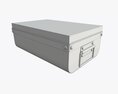 Metal Suitcase Trunk With Handle Lock 3d model