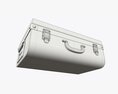 Metal Suitcase Trunk With Handle Lock 3D模型