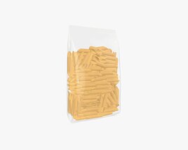 Pasta Bag Transparent Plastic Modelo 3d