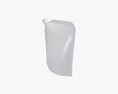 Blank Pouch Bag With Corner Spout Lid Mock Up 04 Modello 3D