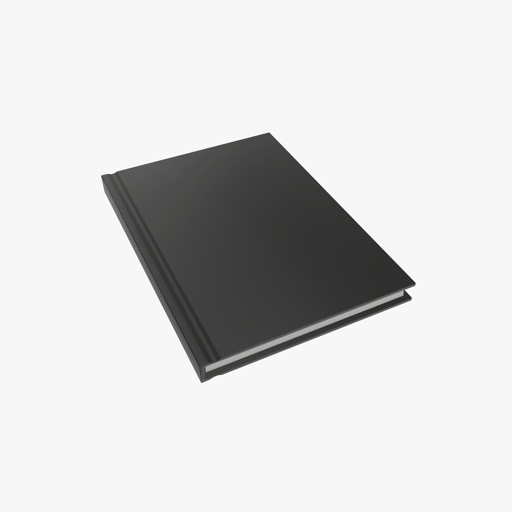 Notebook Closed Size A6 3D-Modell