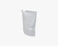 Blank Pouch Bag With Corner Spout Lid Mock Up 01 Modelo 3d