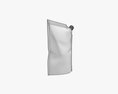 Blank Pouch Bag With Corner Spout Lid Mock Up 01 Modèle 3d